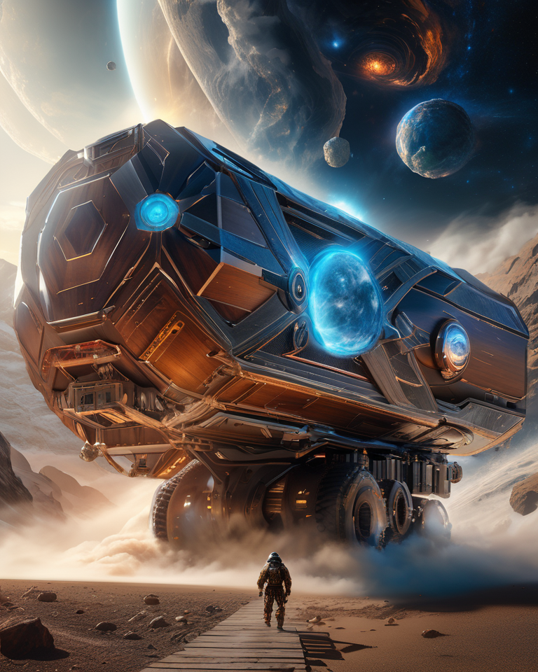 ((best quality)), ((masterpiece)), ((realistic)), (hyper detailed),  Quantum Traveler, Crisp Contours,   Winch, Airbrushed Design, Wood, Rugged,  , Cosmology,Supermassive,Oort Cloud Object,Meteor,Astral Projection ((masterpiece)), 8K, HDR,  <lora:add-detail-xl:1>