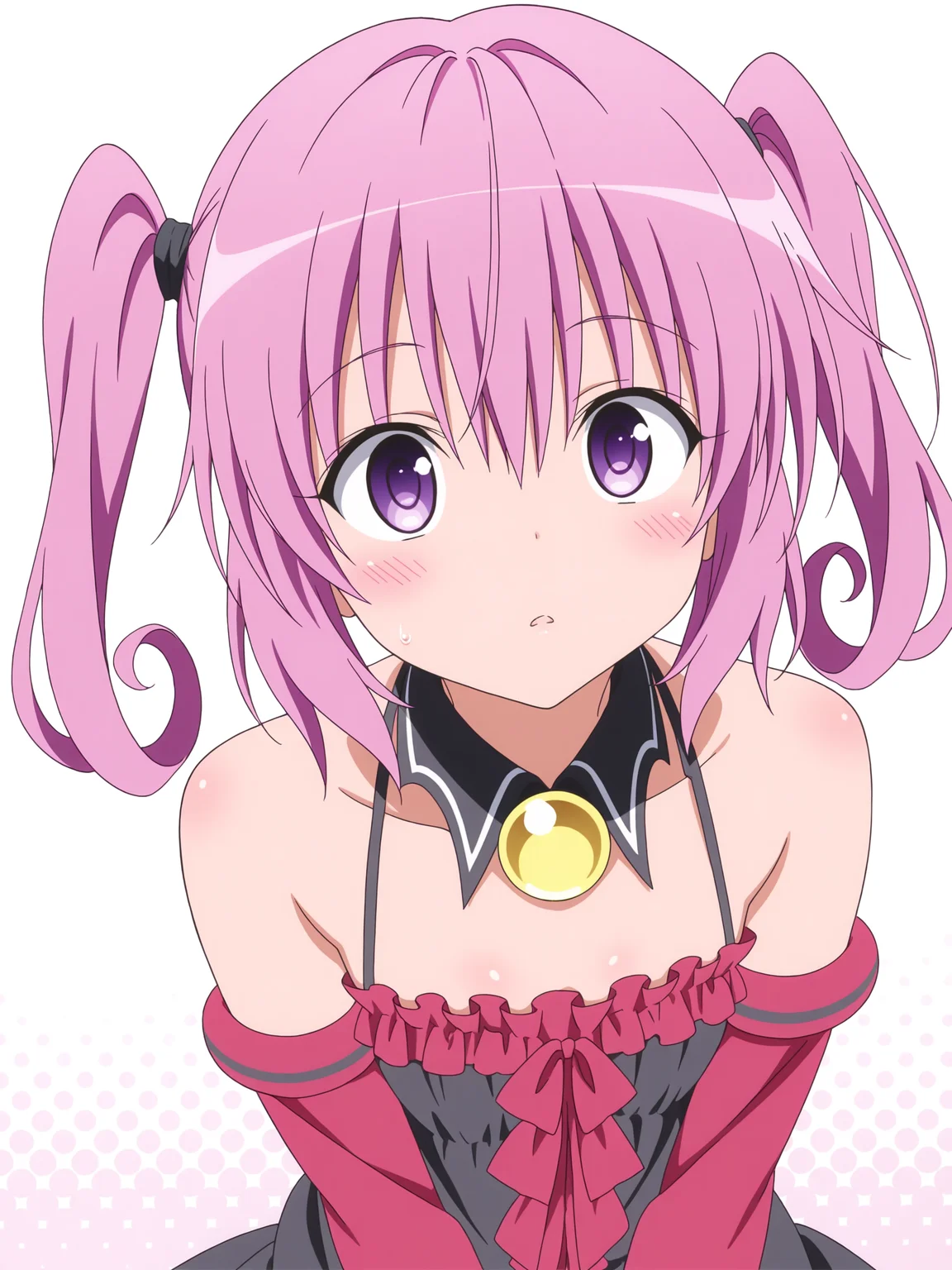<lora:nana_1:1>,nana,purple eyes,twintails,