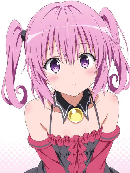 <lora:nana_1:1>,nana,purple eyes,twintails,