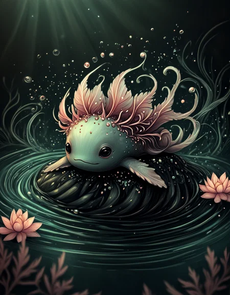 novuschroma12 style axolotl swimming <lora:sdxl_lightning_8step_lora:1> <lora:novuschroma12 style_2:1.45>