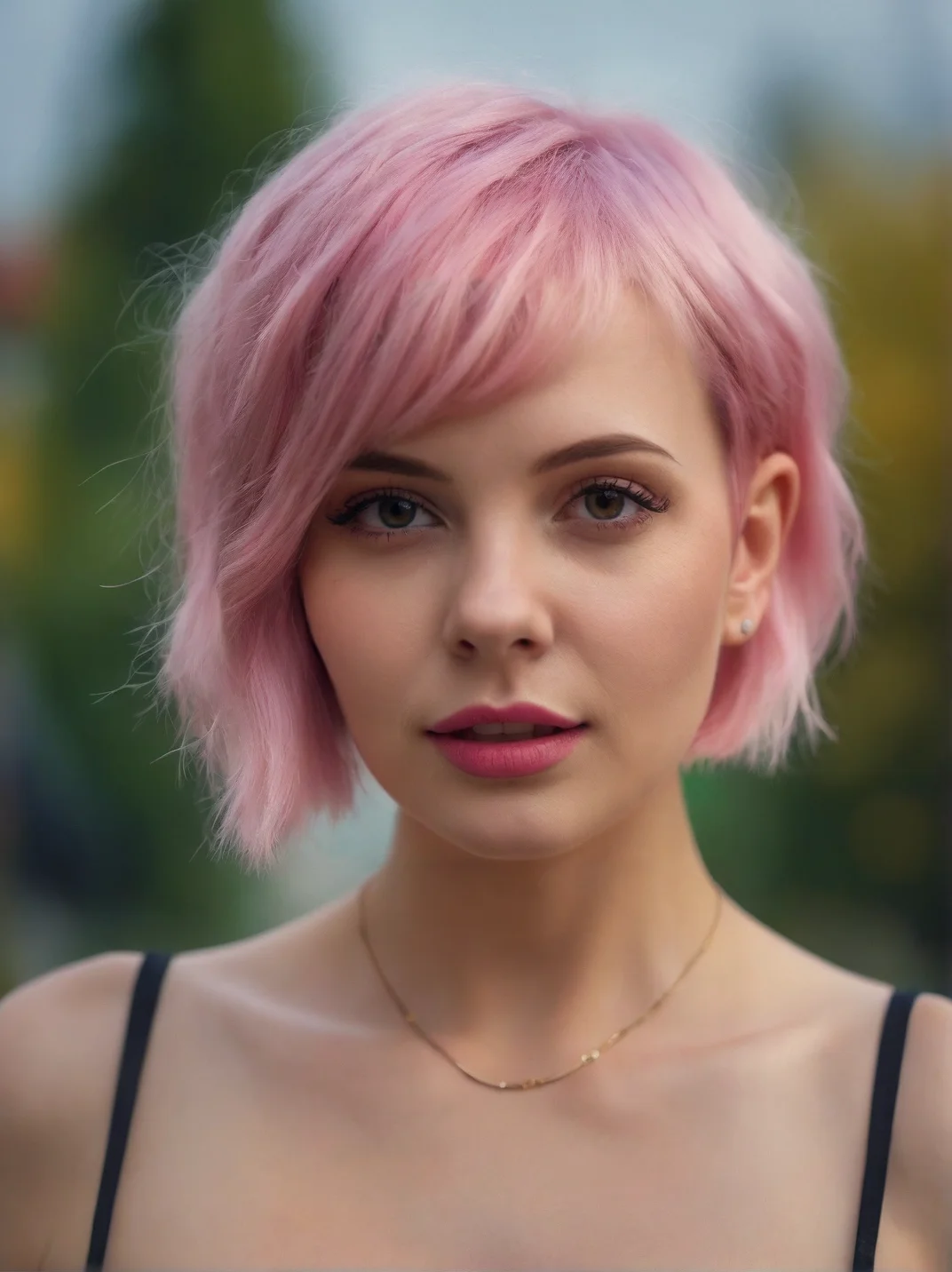 Cinematic fashion photograph portrait of Myroslava_Medved_P_MXAI_SDXL close up shot, shocked expression, (((Ultra-HD-details, Ultra-HD-detailed, Ultra-HD-realistic, Ultra-HD-photo-same-realistic-quality-details)))