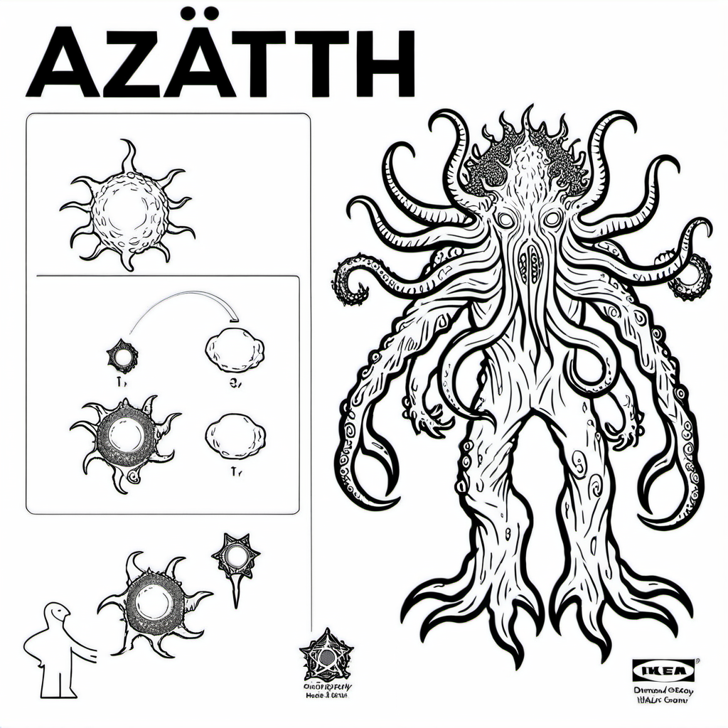 Azathoth  <lora:ikea_instr:1>