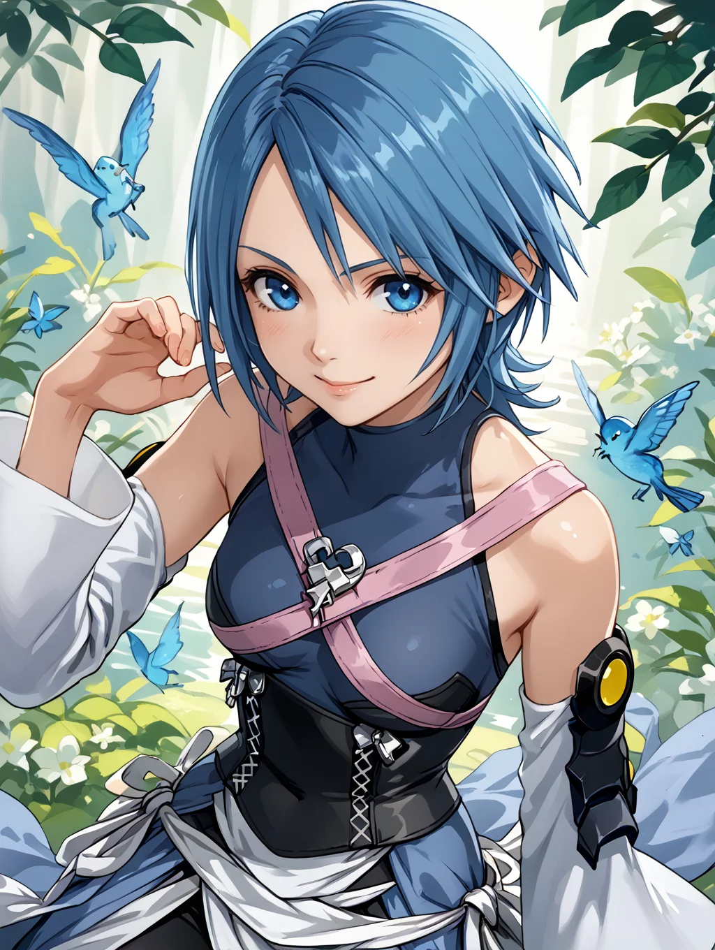 score_9, score_8_up, score_7_up,source_anime,BREAK,
light smile, aqua_kingdom_hearts, <lora:aqua_kingdom_hearts:1>