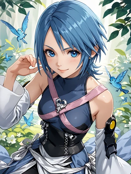 score_9, score_8_up, score_7_up,source_anime,BREAK,
light smile, aqua_kingdom_hearts, <lora:aqua_kingdom_hearts:1>