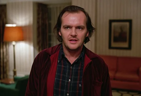 Shin1ng, Jack Torrance, man, living room, room 237, Overlook Hotel, indoors