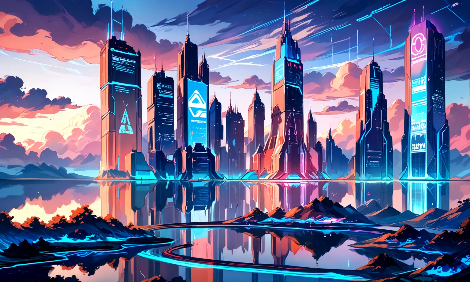 score_9, score_8_up, score_7_up,
<lora:Cyberpunk_Architecture_(Architecture)_(Pony)_(AD):0.8> Cyberpunk Architecture, monumental architecture, architecture, city, cityscape, scenery, building, skyscraper, future, scifi, science fiction, cyberpunk, city skyline,
8K, In'ei, chiaroscuro, rim lighting, perfect depth of field shot, beautiful, sharp focus, crisp details, subsurface scattering and reflections,
photographic anime clouds, photographic realism, masterclass anime, science fiction masterpiece, holograms, holographic advertisements, neon lights, masterclass color theory, asymmetric composition, random time of the day, 8K CGI render, no humans, no_humans, day time, masterclass watercolor painting,
in the style of and art by Thomas Kinkade,
BREAK zPDXL, zPDXLxxx, <lora:sdxl_lightning_8step_lora:0.4> <lora:detailed_notrigger:0.5>