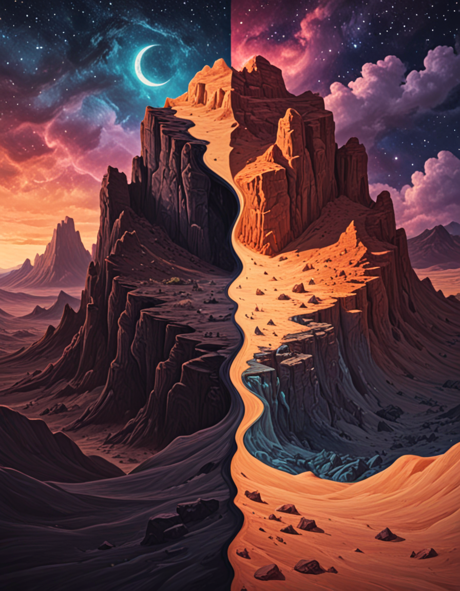 novuschroma69 split dichotomy desert djinn  <lora:novuschroma69 split:1.3> <lora:sdxl_lightning_8step_lora:1>