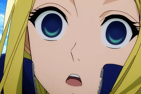 pixiv masterpiece, source_anime, score_9, score_8_up, score_7_up, score_6_up, absurd res, BREAK
<lora:Nino_arakawa_under_the_bridge_illu_v20-000012:1>, nino_arakawa_il, 1girl, solo, tracksuit, zipper, portrait, face, blue sky, surprised