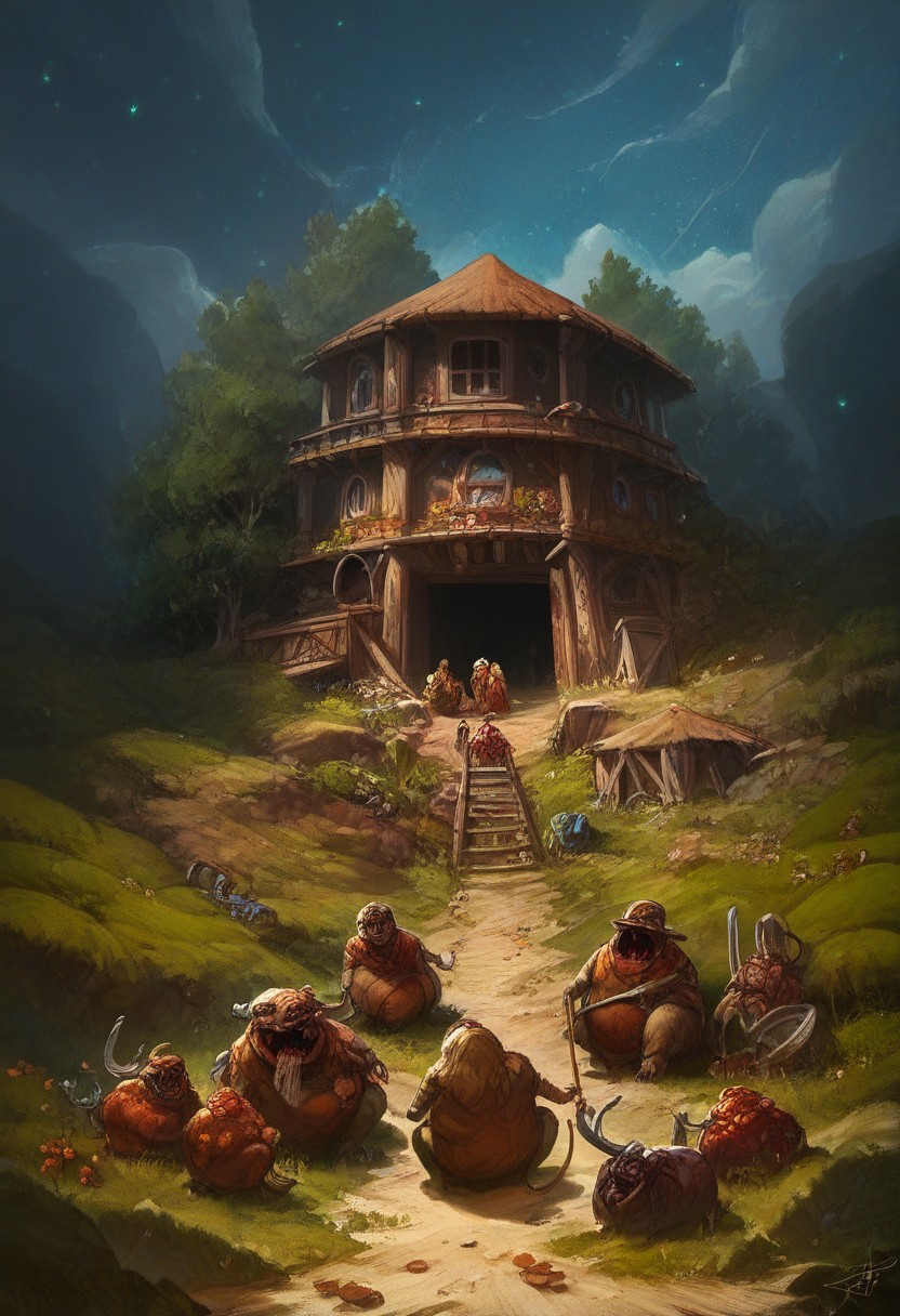 score_9,score_8_up,score_7_up, a faerie landscape with a starlit night sky above covered in bioluminescent animals, sul31m4n0v, nurgling, monster,<lora:M05_Intensify:1>