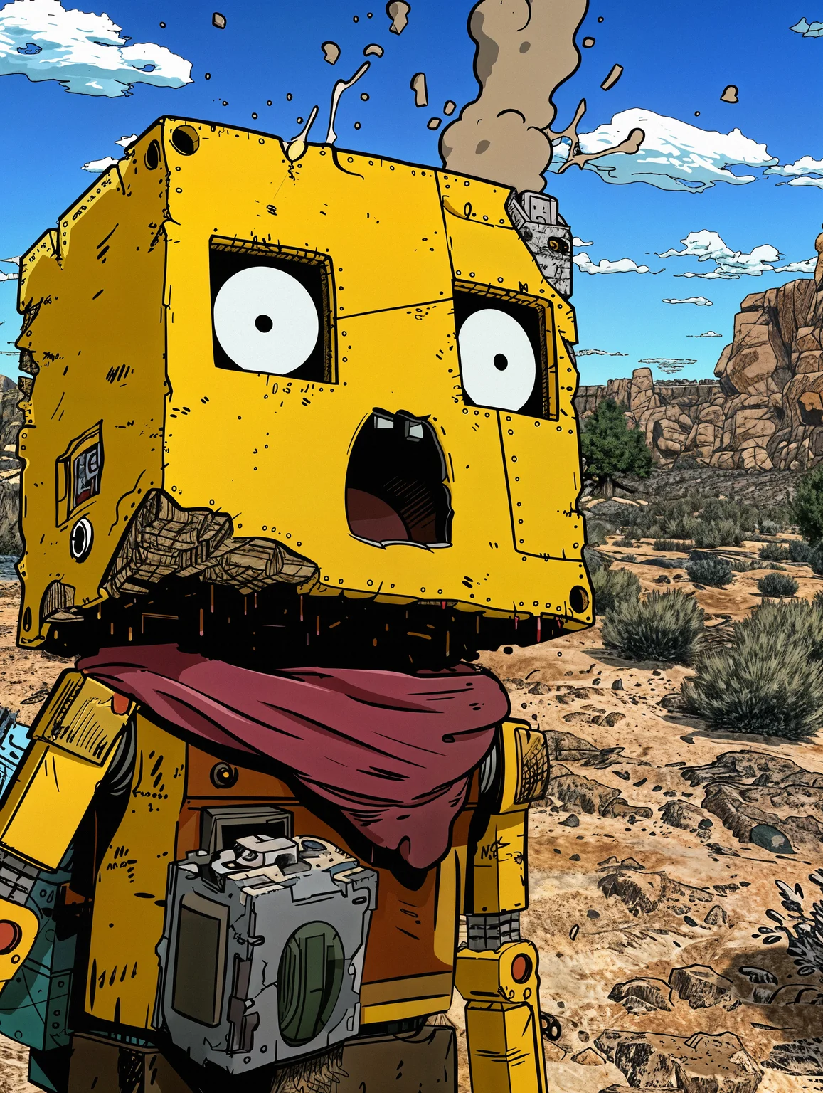 GO MY MINION! MY STICK MAN ROBOT FLESH SIMULATION~! FLIP THE PARADOX AND SHOW THEM THE EDGE OF THE VOID MUAHAHAHA