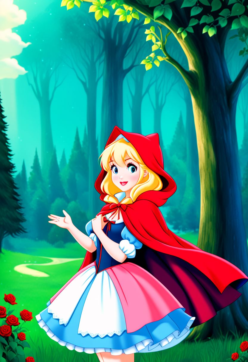 8K. Little Red Riding Hood and SnowWhite. (Enchanted home environemnt)
Anime_theme. Two_people
<lora:Little Red Riding Hood XL + SD1.5LITTLE RED RIDING HOOD_v:2.0>
<lora:DIsney Princesses PONY EDIT by Foxie Queen>