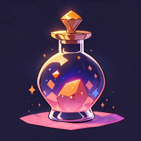 <lora:magicbottle:0.8>, bottle, desert in a bottle, sparkle, black background, <clip:skip:2>, <lora:lcm-lora:1.0>, masterpiece, 8k, high resolution, shallow depth of field, sharp focus