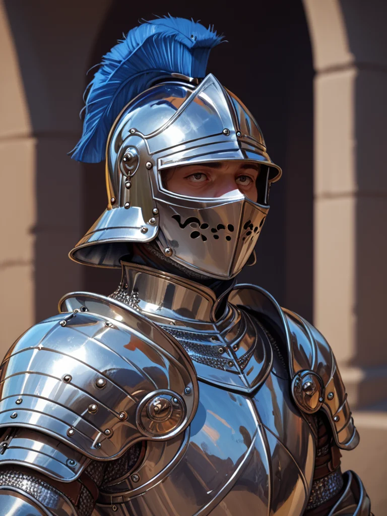 <lora:PlateArmor:1> knight, full armor, helmet, <lora:c0l0ursk3tchXLP3:0.5> c0l0ursk3tch,, score_9, score_8_up, score_7_up, score_6_up, score_5_up, score_4_up, BREAK