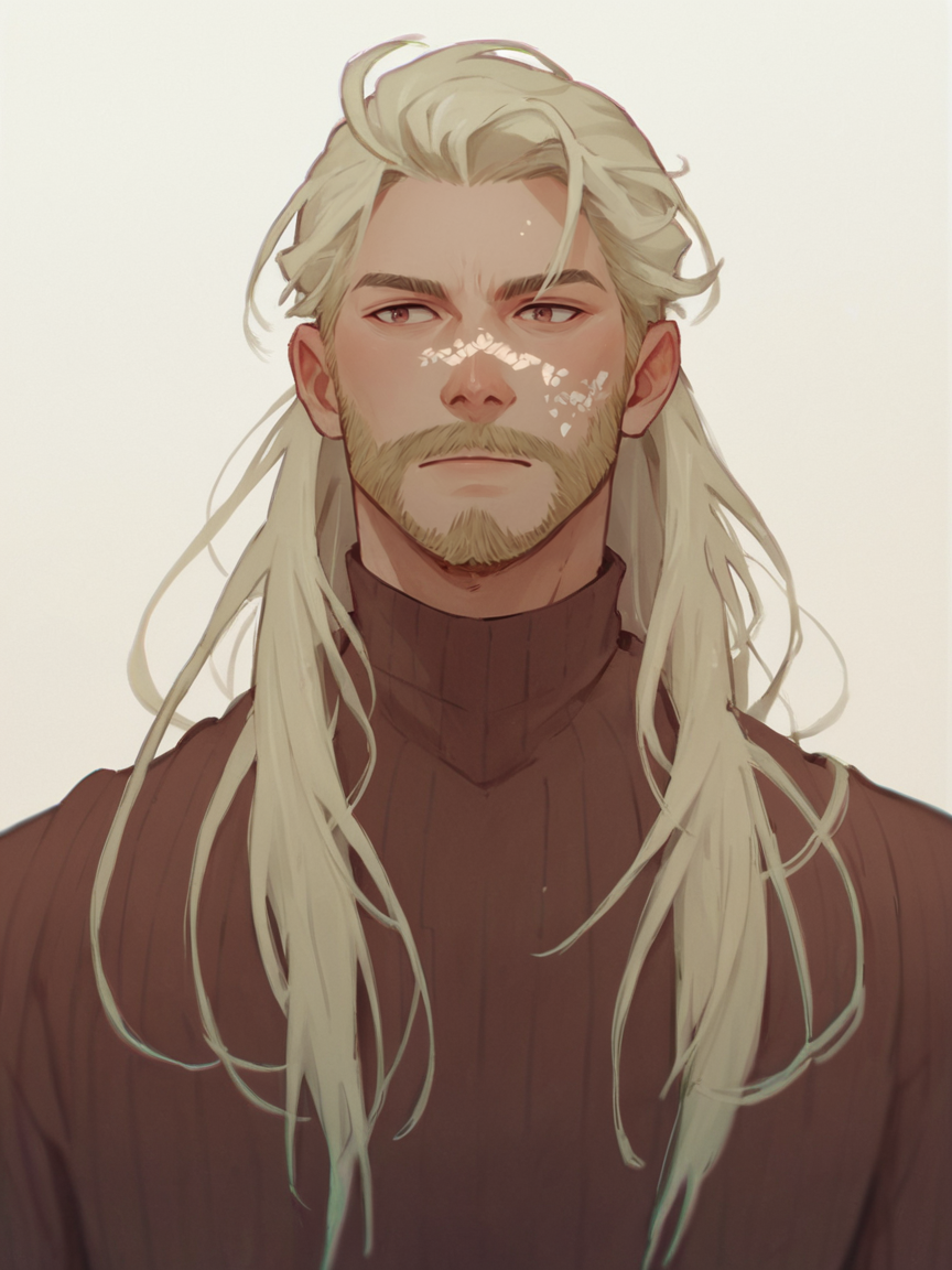 score_9, score_8_up, score_7_up, score_6_up, score_5_up, score_4_up, 1boy, <lora:ju1ch3XLP:1> ju1ch3, long hair, facial hair,