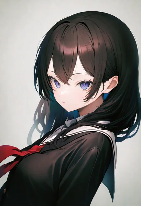 1girls, solo, school uniform, portrait, dutch angle, dynamic pose,
masterpiece, best quality, very aesthetic, absurdres,
<lora:LoraILXL01_YamiStyle_v1:2.0>