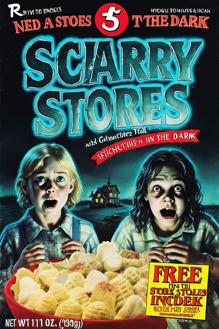 Scary Stories to Tell in the Dark <lora:style_xl.cereal_box_sdxl_v1:1> free included