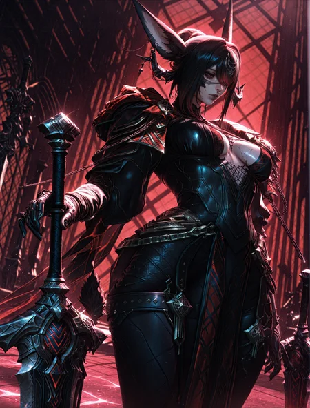 masterpiece,best quality,amazing quality,intricate details,cinematic light,highres,,L0LSPL4SH, year2024, year2023, West Studio, sixmorevodka,
saber aler \(fate\),corrupted,medium breast,planted sword,cowboy shot
,dynamic angle
,BREAK, depth of field, masterpiece, best quality, amazing quality, very aesthetic, high resolution, ultra-detailed, absurdres, newest,scenery, volumetric lighting,film grain, <lora:add-detail-xl:1> , <lora:ChamIllustriousBackgroundEnhancer:0.5> ,<lora:hq-nsfw-v2b-Illustrious:0.5>, <lora:PSH_Epsilon_illus:1> ,<lora:L0LSPL4SH_IllustriousXLv01:0.4>