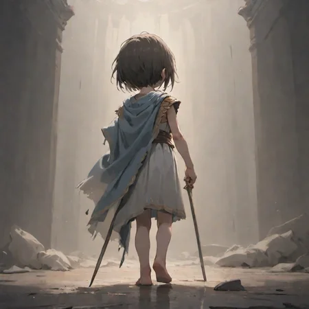 (( dirty )), depth of field, masterpiece, best quality,
fear, crying, giving up, ((emaciated)), ((grieving)), ((Exhausted)),
newbie little,
Girl gladiator ,
(Damaged cloth ),
full body,
<lora:more_details:0.5>