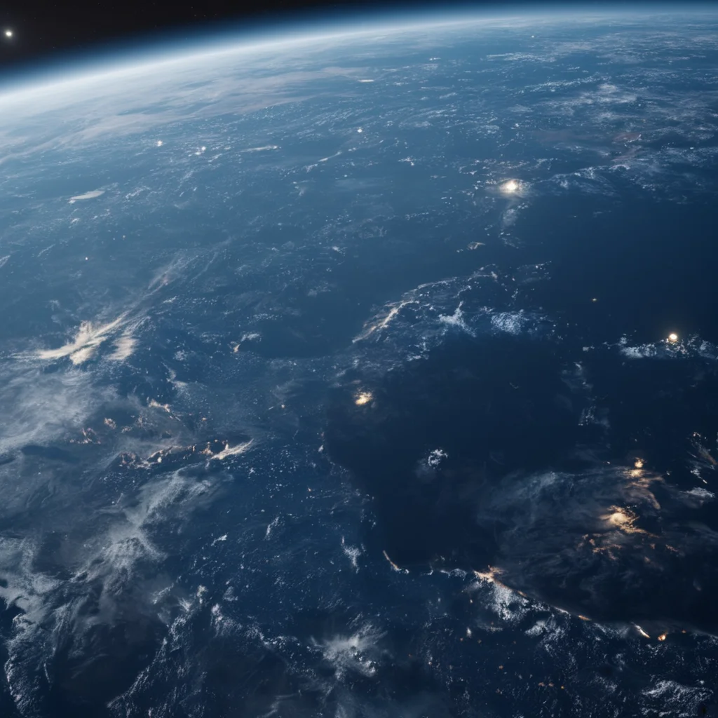 cinematic film still of <lora:Unreal Engine style:1>
An Unreal Engine image of a view of the earth from space with a moon in the background,sky,no humans,moon,star (sky),scenery,space,planet,earth (planet) , realistic, realism, photorealism, hyperrealism, hyperrealistic, realistic, sharp, detailed, cinematography style, film light style, movie still, professional photography, artistic, perfection, contrast, cinematic, filmic, high quality photo, 8k quality, colorful, photography style, 3D computer graphics, Blender, 3ds Max, Maya, Cinema 4D, ZBrush, AutoCAD, LightWave 3D, Adobe Dimension, virtual reality, 3d, perfect, perfection, epic, awesome, Interactive, Cybernetics, different lighting, light, Video games, Film and television, Unreal, real-time 3D, Epic Games style, Unreal Engine style, shallow depth of field, vignette, highly detailed, high budget, bokeh, cinemascope, moody, epic, gorgeous, film grain, grainy