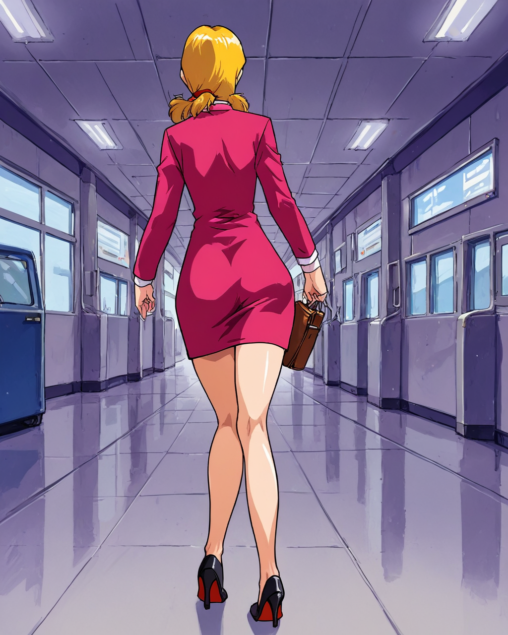 score_9, score_8_up, score_7_up, source_questionable, <lora:Viper_Risen-000014:1> v1p3r1seV6,
1girl, business dress, smiling, walking, high heels, airport, close up of ass, airplane starting in the background,
<lora:sdxl_lightning_8step_lora:1>