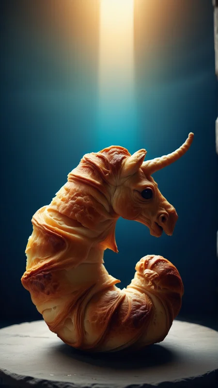 Cinematic photo of <lora:CroissantStyleXL:1> CroissantStyle mystical hippocampus from Greek mythology, in location: quantum computer core, detailed background, saturated colorful, atmospheric