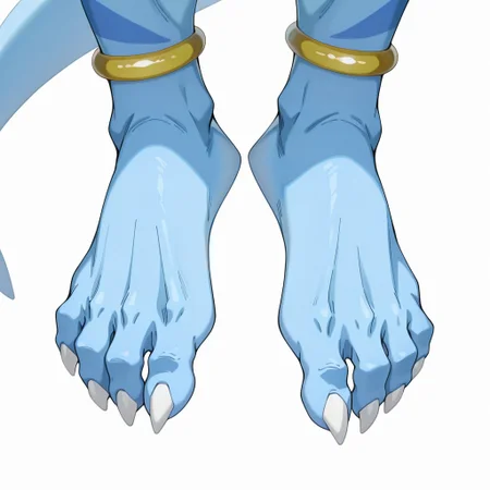 masterpiece, best quality, amazing quality, 1boy, solo, furry male, araba, shark boy, tail, muscular male, araba, shark boy, close up, feet only, blue feet, feet focus, white claws, moving toes, male feet, feet only,  white background, multiple angles, multiple views