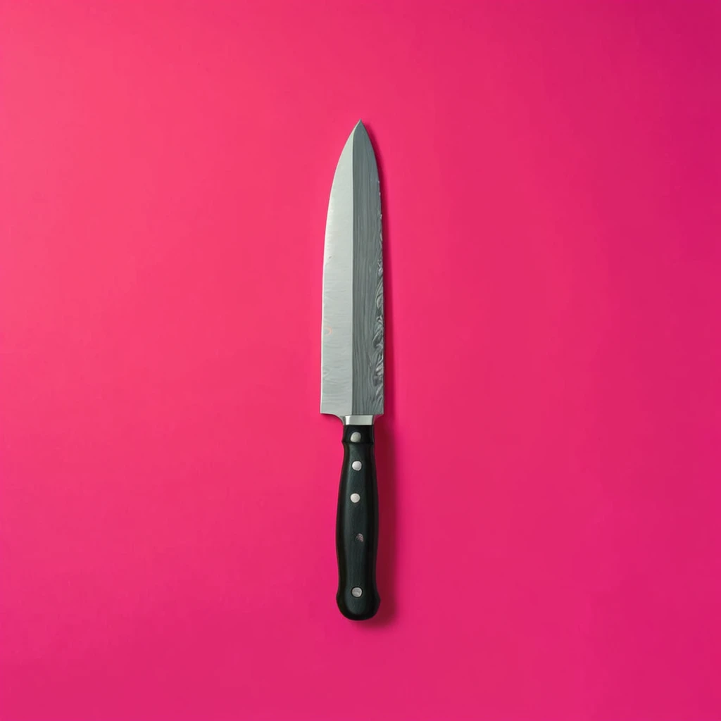 (knife showcase) <lora:51_knife_showcase:1.1>
Pink background,
high quality, professional, highres, amazing, dramatic,
(Local bakery and fresh bread aroma:0.5),