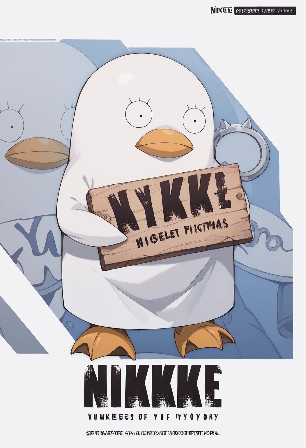 score_9, score_8_up, score_7_up, source_anime, RythElizabethPony, Elizabeth \(Gintama\), <lora:ElizabethGintamaPony:1>,  <lora:NikkeProfileV2_XLPD:1>, IncrsNikkeProfile, holding sign,  full body, zoom layer,