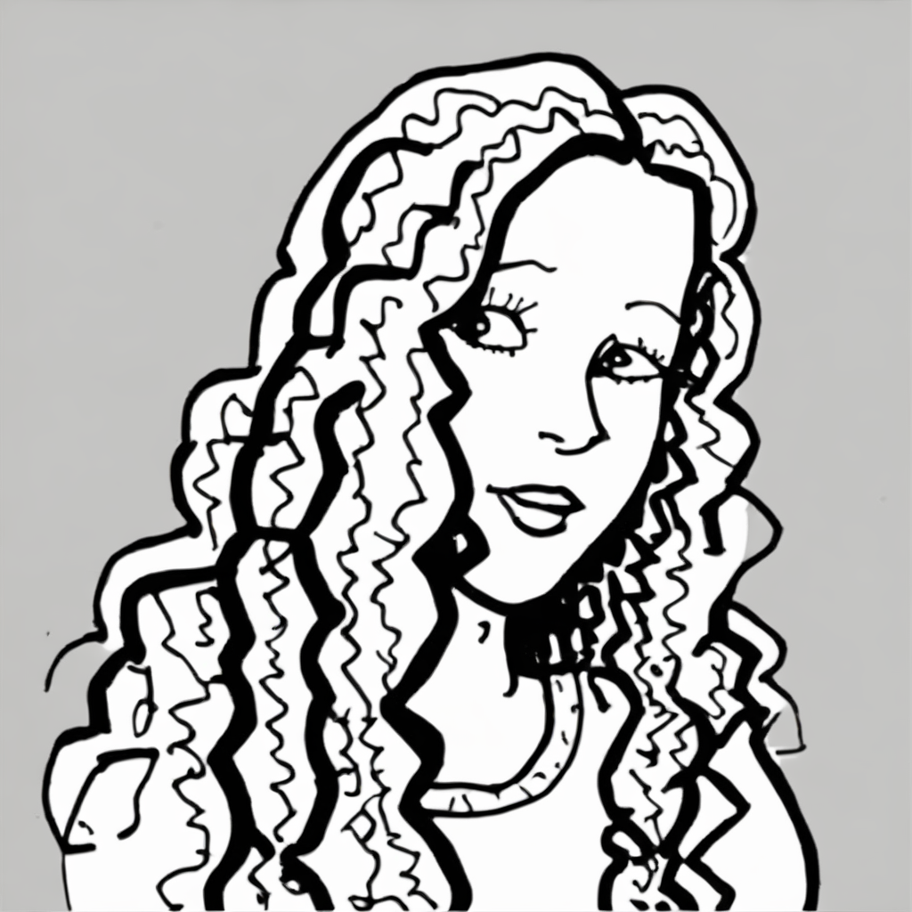 drawix19 portrait of a beautiful girl with long hair<lora:drawix19:1>