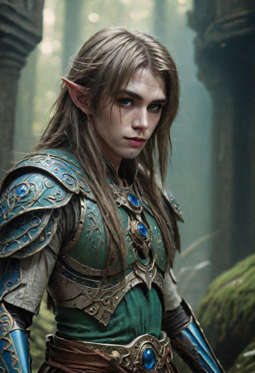 photography in the style of Labirynth, the dark crystal  movies, green, close up of (nature) and (fantasy) creature with a (diminute) sword stained with (detailed:1.5), in a beautiful and ruined ,fantasy,hyper detailed, real skin imperfections, hard lighting, bokeh, ((curi:1.2))(inspire forms in most beautiful New race:1.4) (beautiful:1.4) (ambient fantasy:1.5)(warhammer world:1.0)