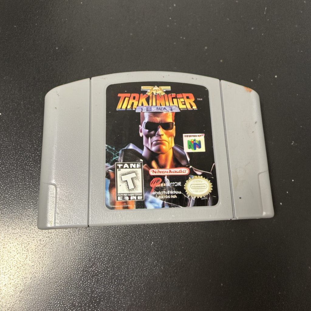 n64 videogame, terminator <lora:n64-000004:1>