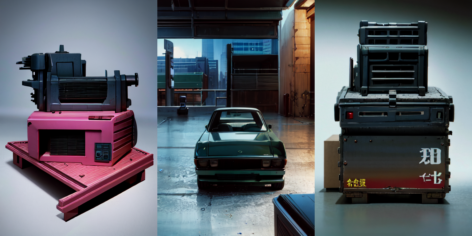 highly insanely detailed, masterpiece, top quality, best quality, highres, 4k, 8k, RAW photo, (very aesthetic, beautiful and aesthetic), bebop cityscape, buildings, radiator, ait conditioning, cardboard box, trash, street, car, <lora:bebopv01:0.8>, 
__lazy-wildcards/dataset/background-color__âââ