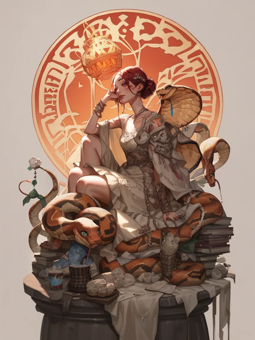 score_9, score_8_up, score_7_up, score_6_up, score_5_up, score_4_up, <lora:sungm00XLP:0.8> sungm00, 1girl, snake