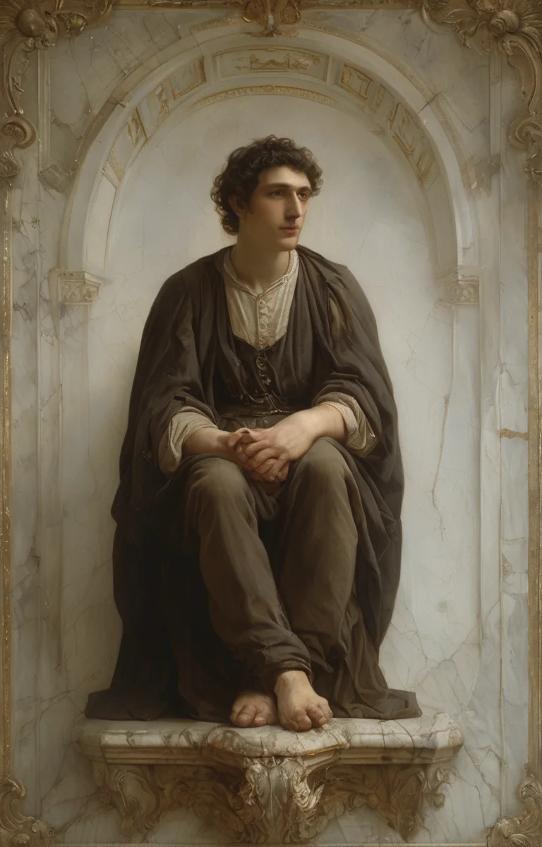 masterpiece,best quality,<lora:tbh202-sdxl:0.9>,illustration,style of william bouguereau portrait of noble man