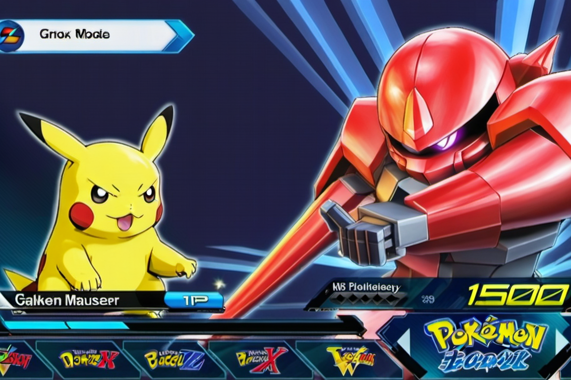 Select mode,PokÃ©mon, <lora:exvs2T:0.7>