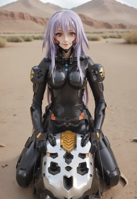 safe_pos, (score_9:0.9),score_8_up,score_7_up,rating_safe,anime style,(zPDXL),(zPDXL3),<lora:The Iris Swordsoul ponyXL v1.1:0.76>,purple eyes,light purple hair,fleurdelis, the iris swordsoul, 2girl, double, smile, closed mouth, smile,
schwarzesmarkenfortifiedsuit, pilot suit, impossible bodysuit,red eyes,,desert,schwarzesmarkenfortifiedsuit, pilot suit, impossible black bodysuit, whole body, crawl on all fours, Sexy Pause,