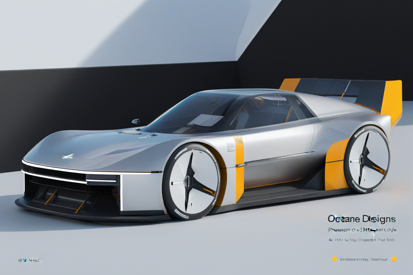 (best quality, masterpiece :1.2),old school race car,polestar design style,future,2D rendering,finely detailed,4k,octane render,product design,<lora:polestar_design_style_v2-000016>,