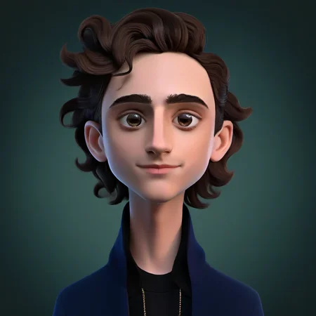Timothée Chalamet portrait <lora:STYLIZARD_v1:1.2>