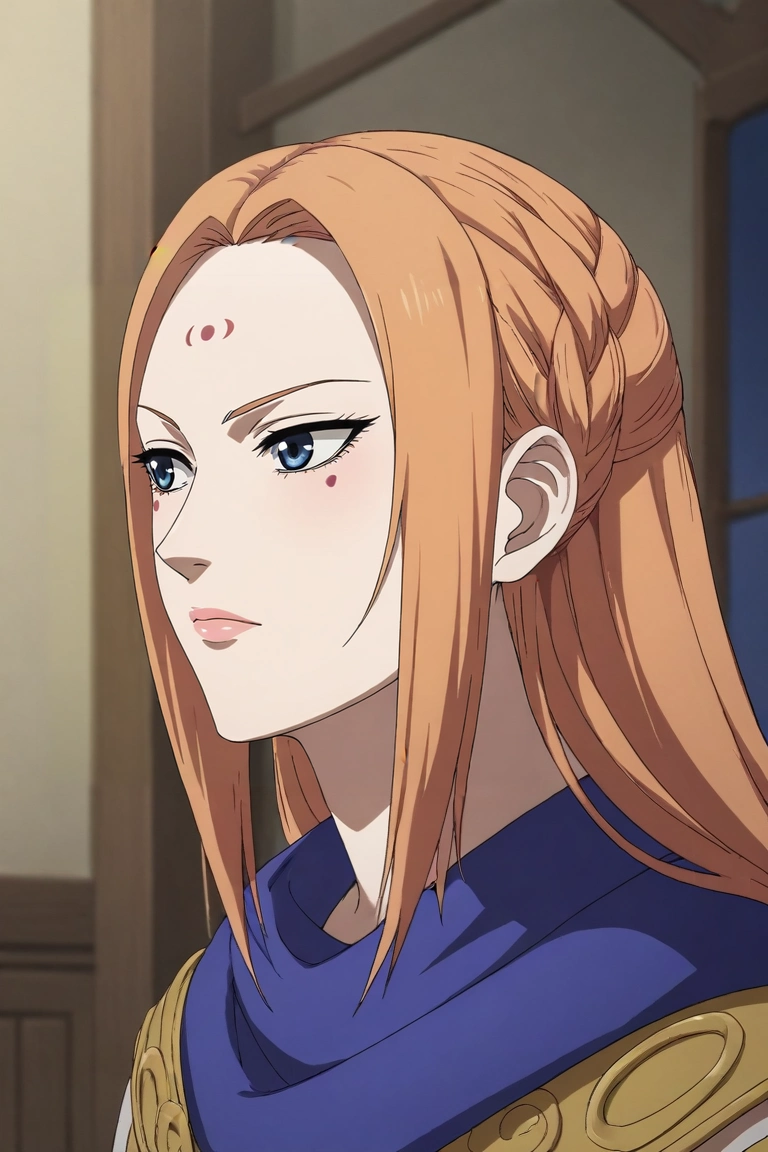score_9, score_8_up, score_7_up, source_anime, rating_safe, intricate details, , , depth of field, 1girl, solo, <lora:yang_duanhe_pony:0.76>, yang_duanhe, orange hair, blue eyes, aged down, long hair, facial mark, forehead mark, , from afar, full body, mont saint michel, indoors, arm support, nervous, , <lora:sdxl_lightning_8step_lora:1>