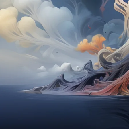 <lora:artfullyTREELUSION_SDXL_V1:1>, arttrlsn, , An ethereal cloud tree with roots and branches that form into various shapes, colorful, concept design for fantasy game, creating an otherworldly atmosphere. The branches of clouds form unique shapes and colors, creating the illusion it is growing from within them. The background features dark tones to contrast the bright colors of the cloudlike branches., detailed, high resolution, smoke billows from its base, symbolizing both chaos and beauty in nature. This concept could be used as a digital art piece or for fantasy book cover design in the style of various artists., symbolizing growth in various areas such as creativity or personal development. Digital art style, the colors of flames glow red, the overall color scheme has light tones. The digital art style creates a mysterious atmosphere in the style of digital art., the sky above is dark blue, the trunk is shaped like an island surrounded by water, white clouds form in various shapes, yellow and orange, An ethereal cloud tree with roots that wind through the sky, A cloud tree with roots that twist and wind