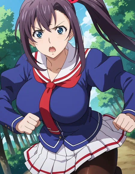 zPDXL,
score_9,score_8_up,score_7_up,source_anime,uncensored,convenient censoring,
masterpiece,high quality,highres,
<lora:Expressive_H:0.3>,<lora:add-detail-xl:1>,<lora:flat_sdxl:1>,<lora:Pony_QualityV4.0:1>,<lora:Fixhands_anime_bdsqlsz_V1:1>,
1girl,solo,
<lora:JN_Haruko_Amaya:0.5>,Haruko,<lora:Haruko_Amaya:0.5>,haruko_amaya,mature female,
side ponytail,ponytail,hair ribbon,
long sleeves,necktie,pantyhose,pleated skirt,puffy sleeves,school uniform,white skirt,
Action poses,running,dynamism,
looking at viewer,serious,open mouth,
face focus,Dutch angle,close-up,