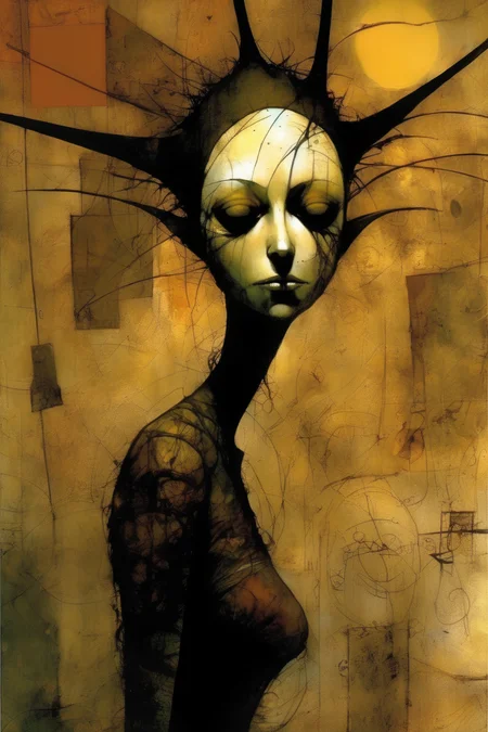 <lora:Dave McKean Style:1>Dave McKean Style - I tried so hard, and got so far, but in the end it doesent even matter. Dave Mckean