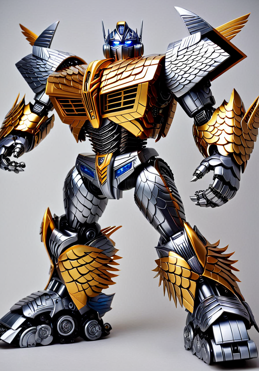 a transformer, robot, scaleboundsdxl, <lora:scaleboundsdxl:1>, best quality, masterpiece, intricate, gold scales,