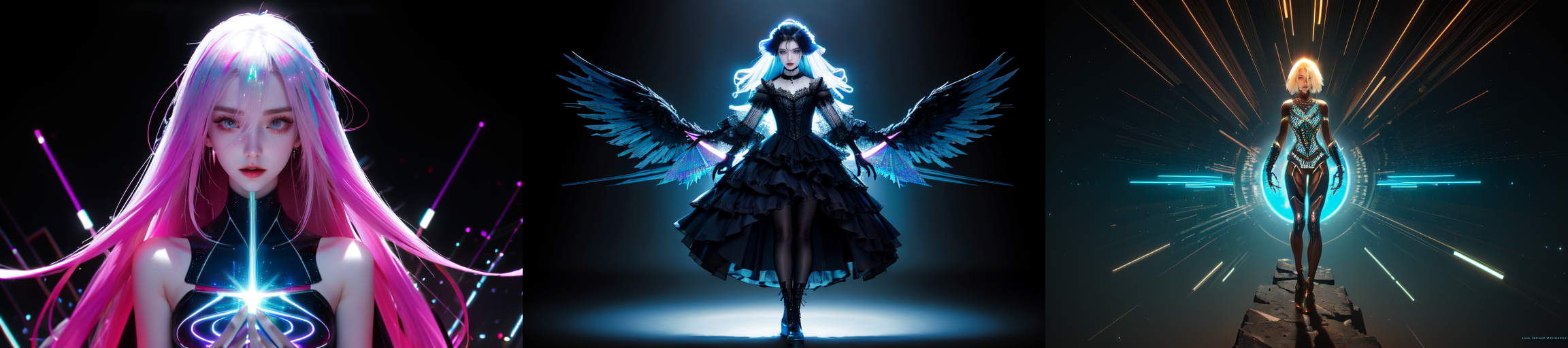 highly insanely detailed, masterpiece, top quality, best quality, highres, 4k, 8k, RAW photo, (very aesthetic, beautiful and aesthetic), 
__lazy-wildcards/subject/style-artist/rsef_style/prompts__, 
<lora:rsef-000225:0.7>, 
(1girl:1.3), 
1other, 
{__lazy-wildcards/dataset/costume__|}, 
{0.3::(__lazy-wildcards/subject/costume-ethnicity-body-skin-tone/dark-skinned/prompts__:1.1)|}, 
{__lazy-wildcards/prompts/hair__|}, 
{(__lazy-wildcards/subject/costume-ethnicity-breasts/*/prompts__)|}, 
__lazy-wildcards/dataset/background__, 
{0.2::__lazy-wildcards/utils/scenery__|}, 
{0.1::__lazy-wildcards/subject/moment/random/prompts__|}âââ