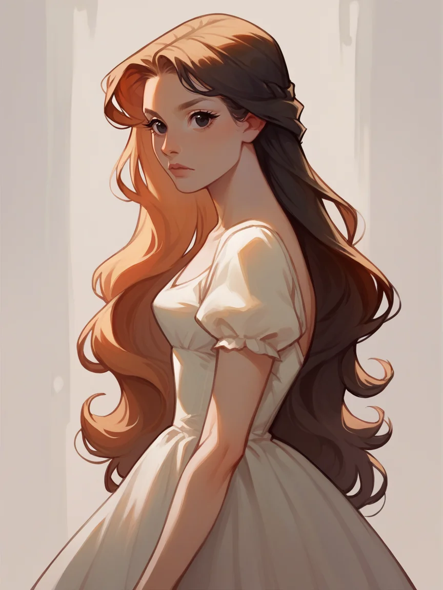 score_9, score_8_up, score_7_up, score_6_up, score_5_up, <lora:t4s14XLP:1> t4s14, black eyes, dress, 1girl, long hair,
