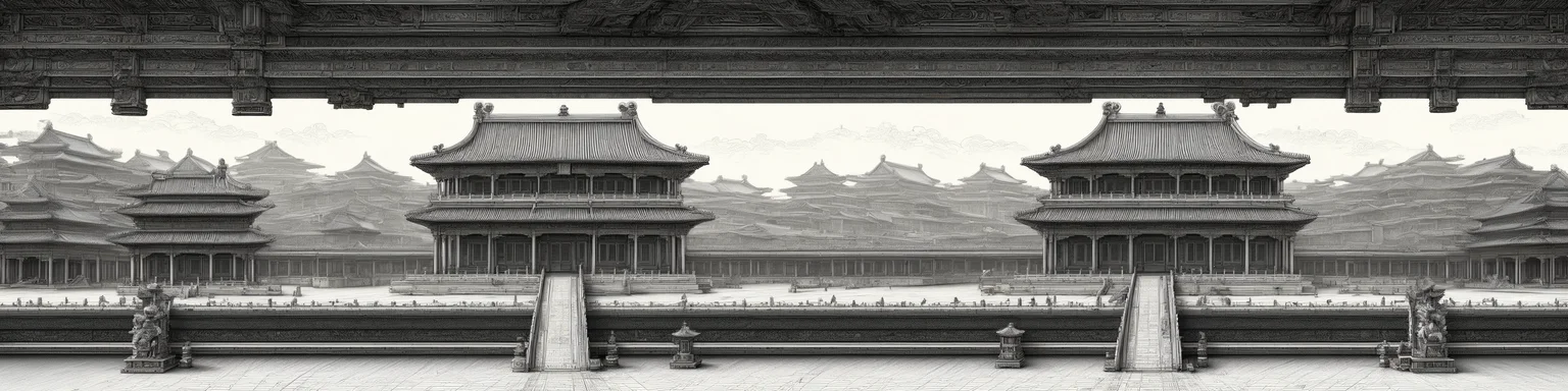 Create a highly detailed,technical drawing of The Palace Museum of China,emphasizing precision and complexity in its design,The view should be panoramic,with focus on structural details and textural elements,masterpiece,high quality,bigc,digital engraving,crazy detail,8k,((cash green)),Diagonal lines are highlighted throughout the picture,<lora:gugong_V0-000002:1>,wide_shot,landscape,