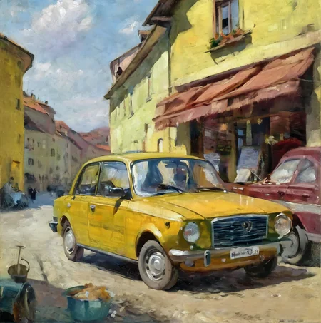 agierymski car fullcolor<lora:agierymski:1>
