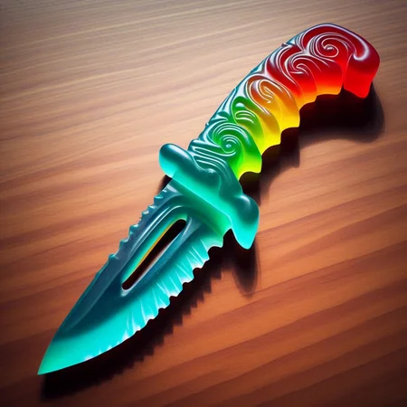 gummymorph, a knife