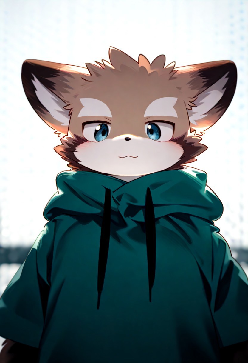 kuchiba (zuppu11), alens, 1boy, solo, furry, cute, kemono, masterpiece, best quality, very awa, very aesthetic, absurdres, upper body