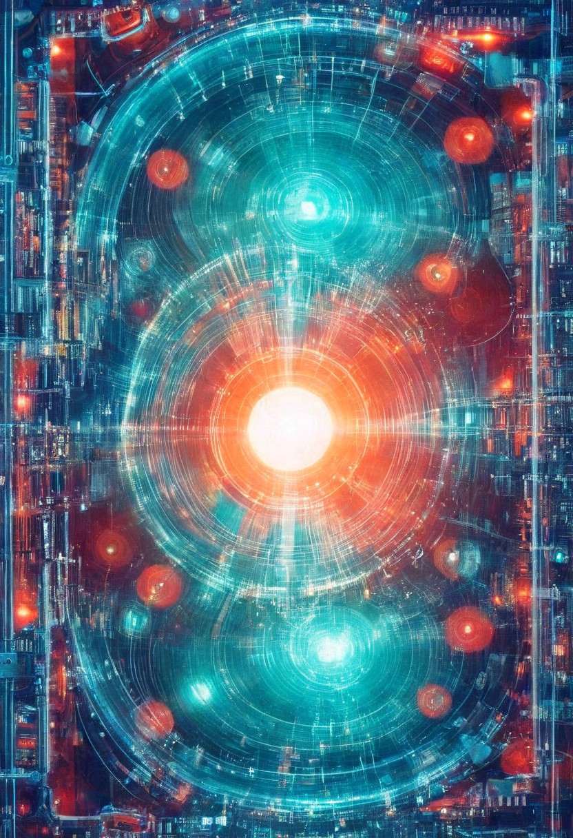 double exposure of opera diva Hatsune Miku with long floating aquq twintails singing high note merging with a printed circuit board of Yamaha electronics chip processor, <lora:DoubleExposure:1>, (head:1.8), <lora:The Phantom of the Opera style:1.5> The Phantom of the Opera style, <lora:loraeyesxl:0.4>